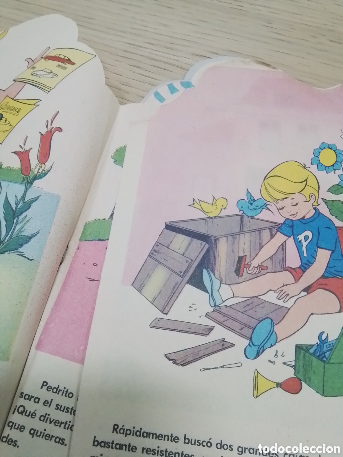 Libros de segunda mano: Cuento troquelado - El coche rojo - Vilmar - 1971 - Foto 2