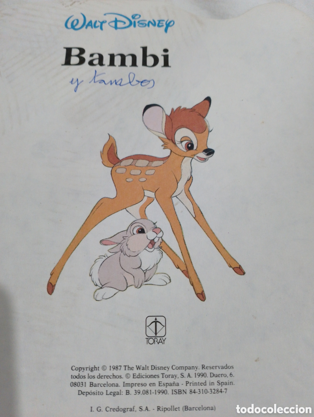 Libros de segunda mano: Bambi cuento troquelado ediciones toray - Foto 4