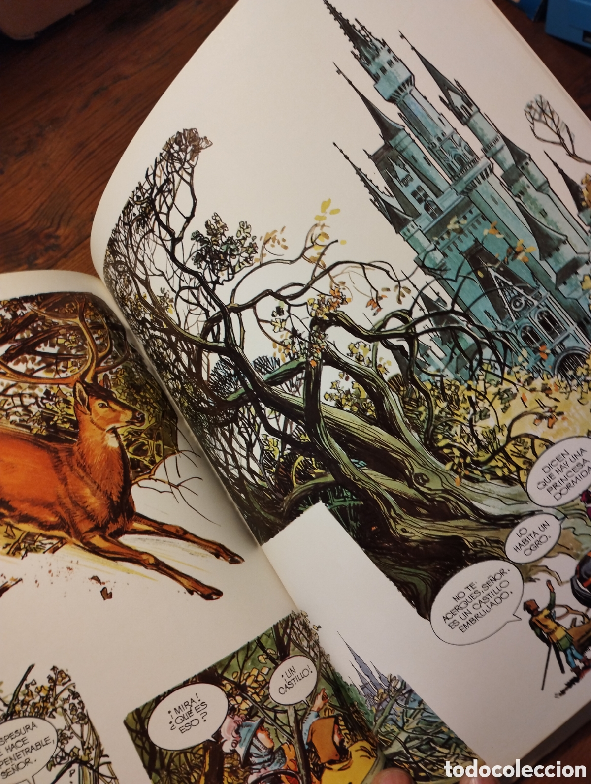 Libros de segunda mano: La bella durmiente del bosque. Ilustraciones Art Studium. - Foto 3