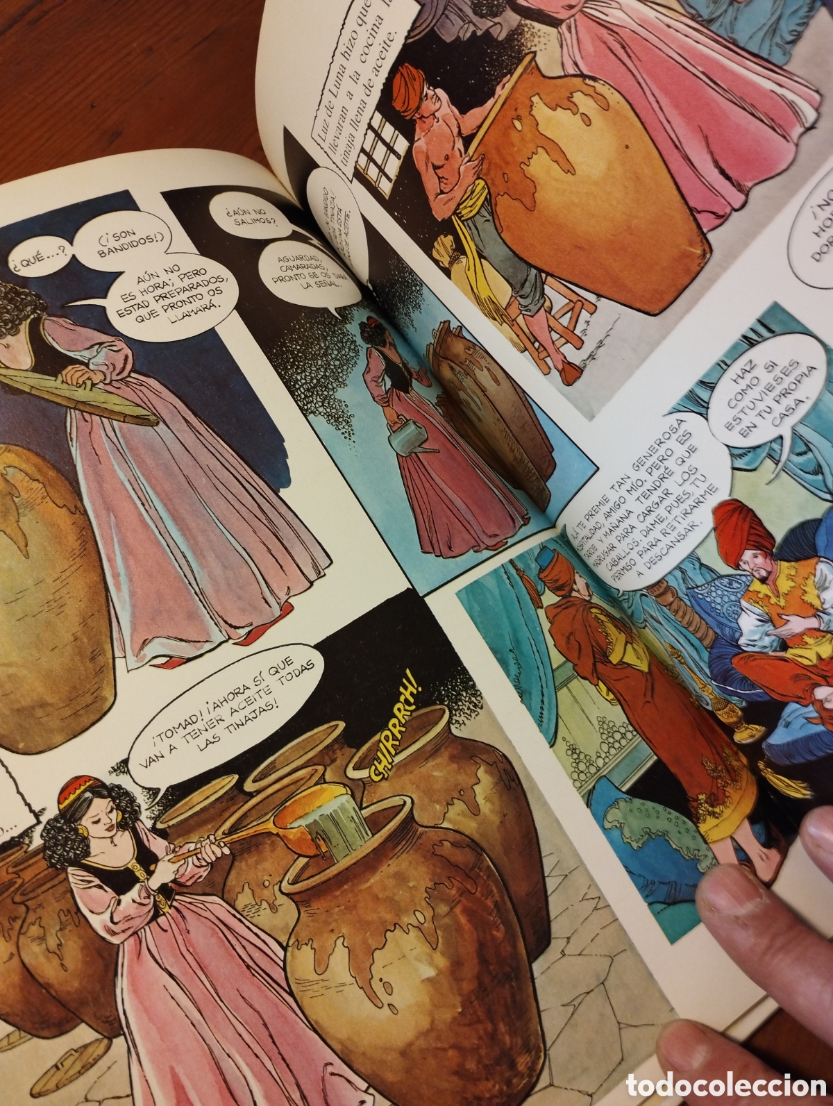 Libros de segunda mano: Al&iacute; Bab&aacute; y los cuarenta ladrones. Ilustraciones Art Studium. - Foto 4