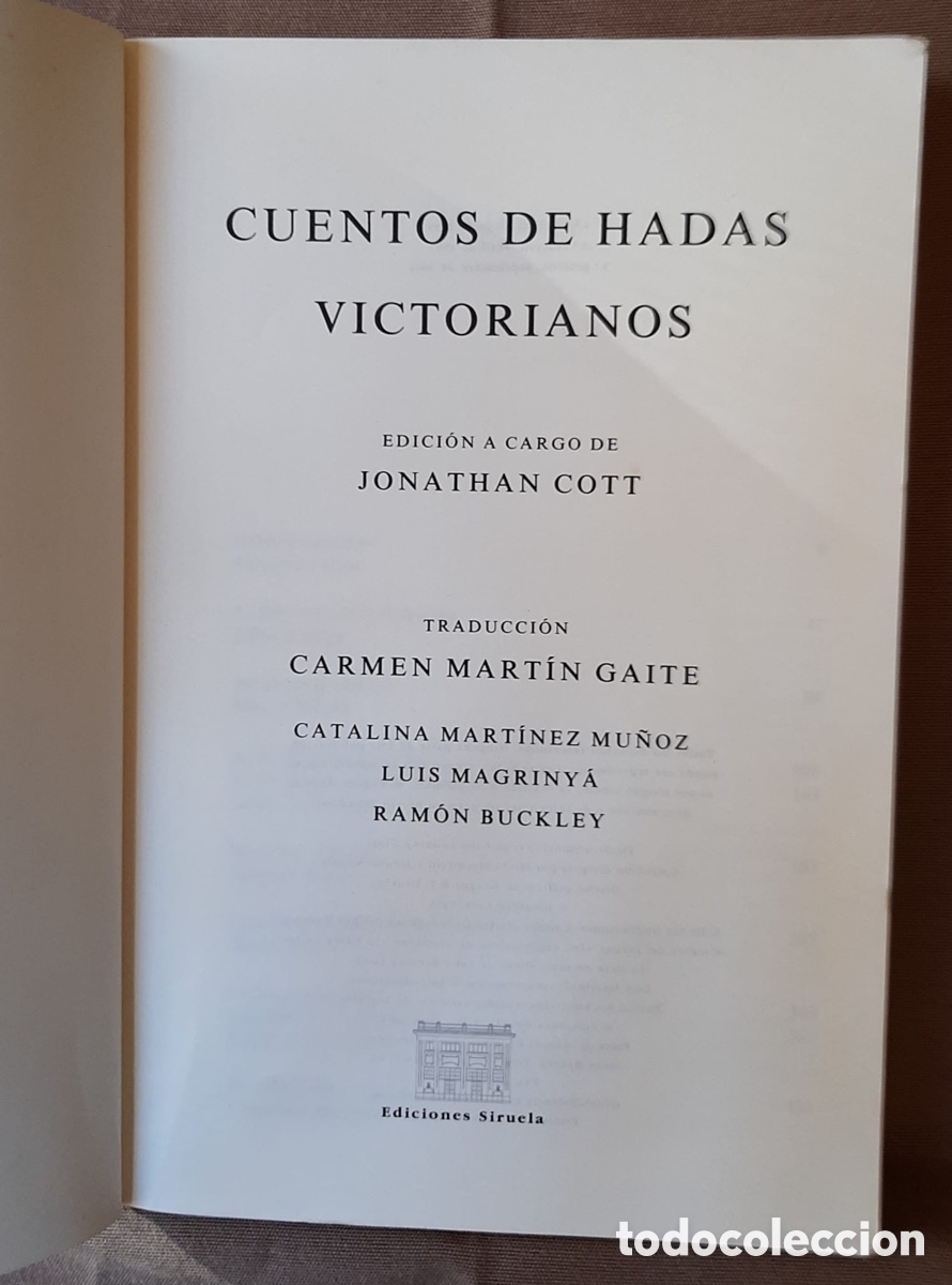 Libros de segunda mano: Cuentos de hadas victorianos. Jonathan Cott - Foto 2