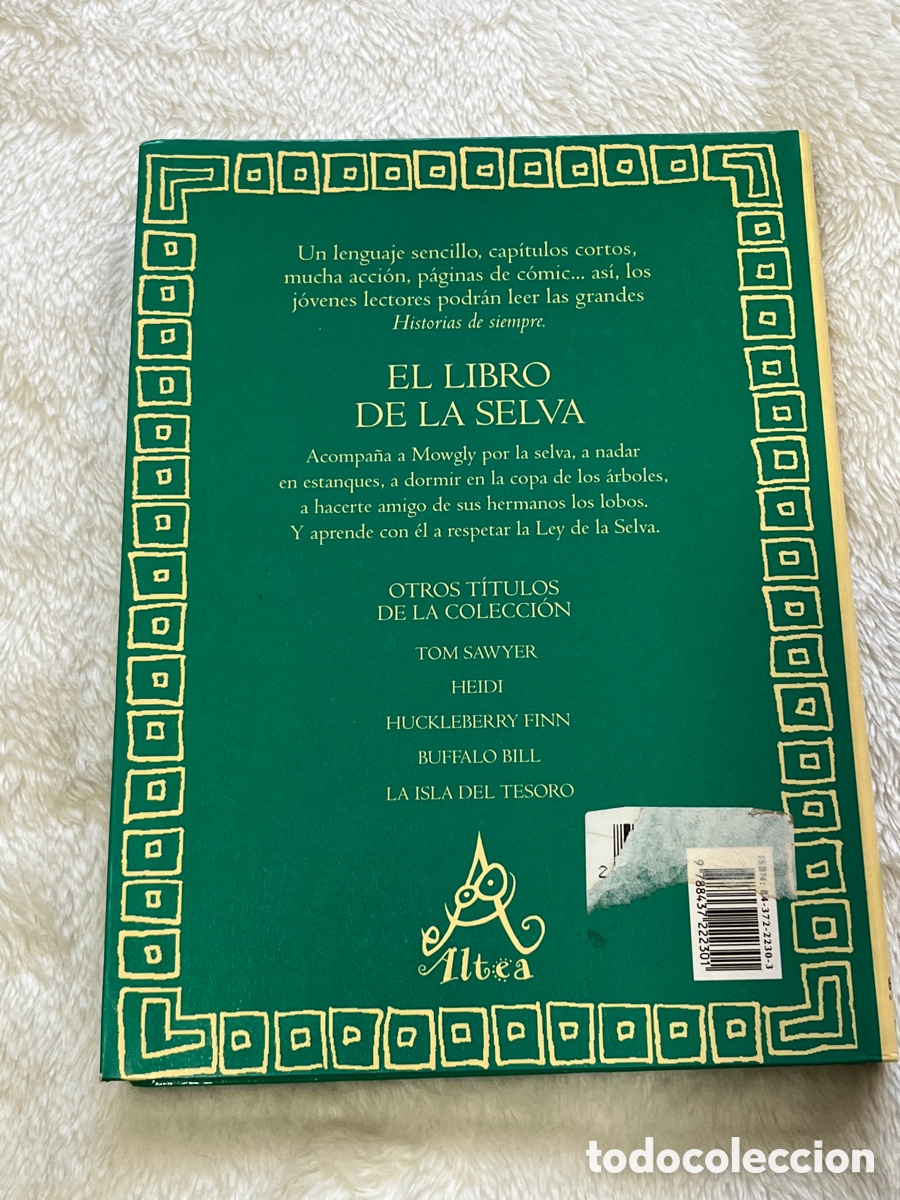 Libros de segunda mano: Libro/c&oacute;mic &ldquo;El libro de la Selva&rdquo; - Editorial Altea Santillana A&ntilde;o 1996 - Foto 2