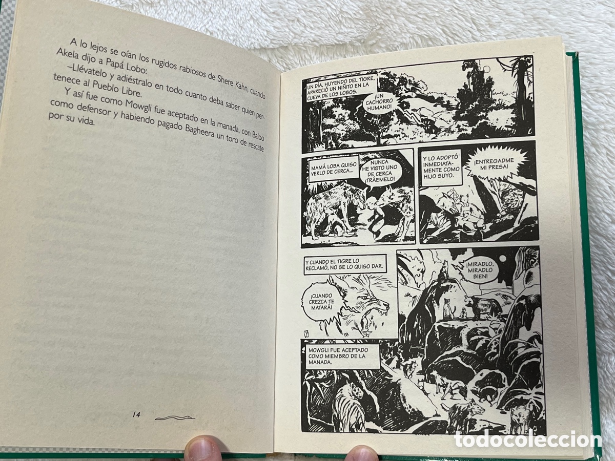 Libros de segunda mano: Libro/c&oacute;mic &ldquo;El libro de la Selva&rdquo; - Editorial Altea Santillana A&ntilde;o 1996 - Foto 4