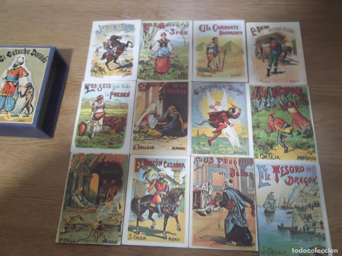 Libros de segunda mano: EL ESTUCHE DORADO - DE 12 CUENTOS FACSIMIL. - Foto 2