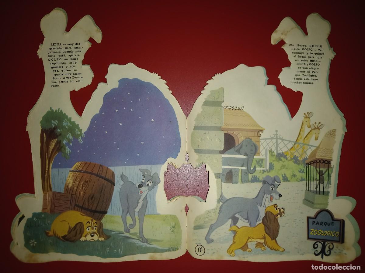 Libros de segunda mano: Cuento troquelado &rdquo;LA DAMA Y EL VAGABUNDO&rdquo;, 1&ordf; edici&oacute;n - Foto 4