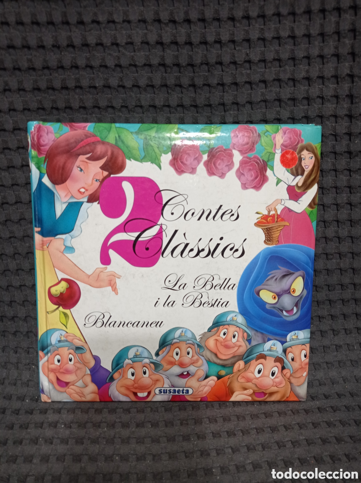 Libros de segunda mano: 2 contes cl&agrave;ssics. La bella i la b&egrave;stia i Blancaneu. - Foto 2