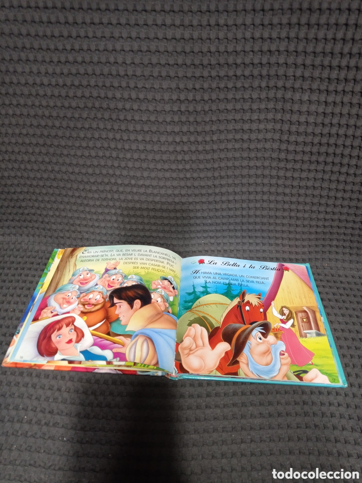 Libros de segunda mano: 2 contes cl&agrave;ssics. La bella i la b&egrave;stia i Blancaneu. - Foto 11