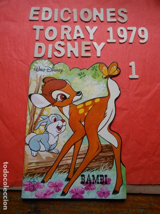 Libros de segunda mano: EDICIONES TORAY 1979 DISNEY N&ordm; 1 BAMBI - Foto 1