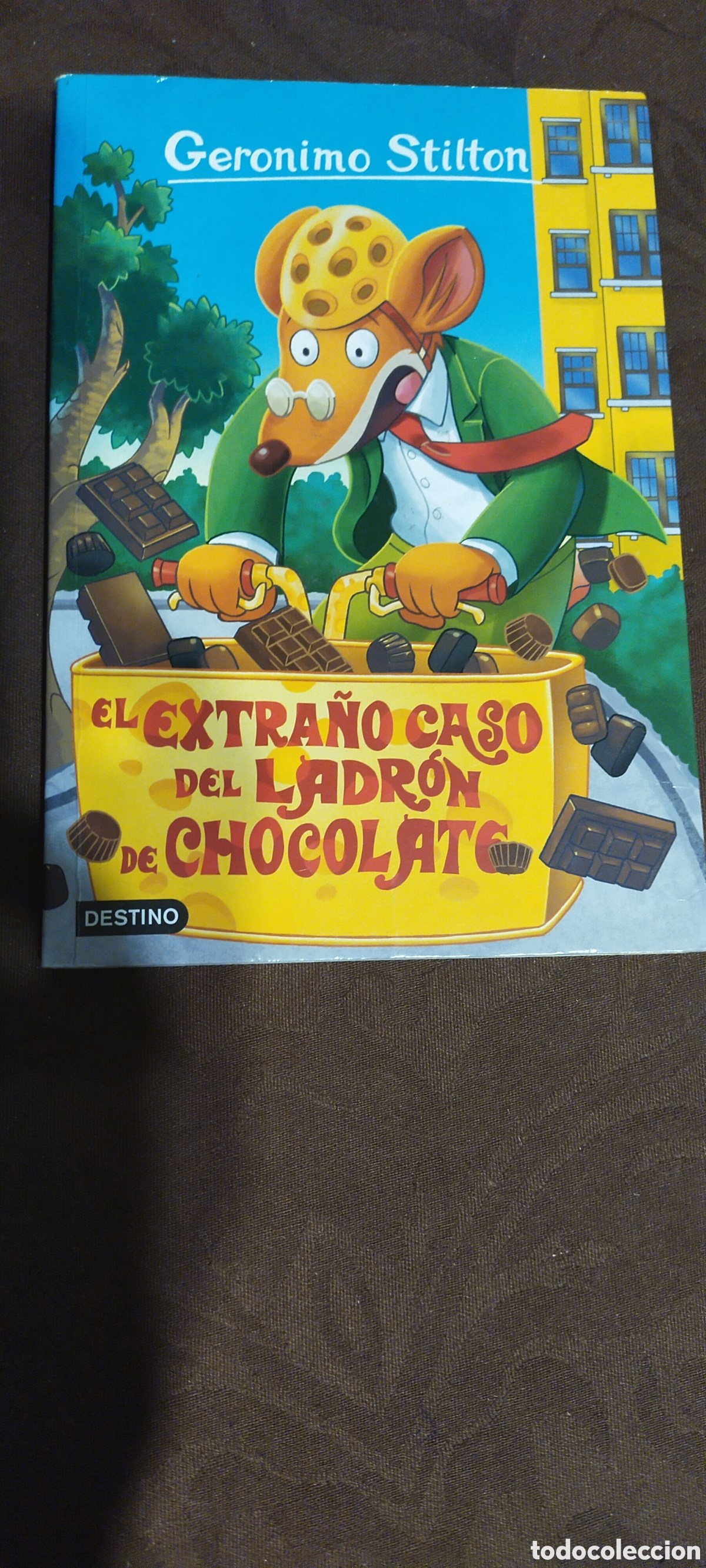 Libros de segunda mano: El extra&ntilde;o caso del ladr&oacute;n de chocolate Ger&oacute;nimo Stilton - Foto 1