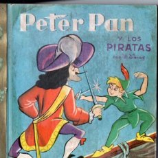 Libros de segunda mano: WALT DISNEY : PETER PAN Y LOS PIRATAS (LIBRO DORADO VILCAR, 1957)