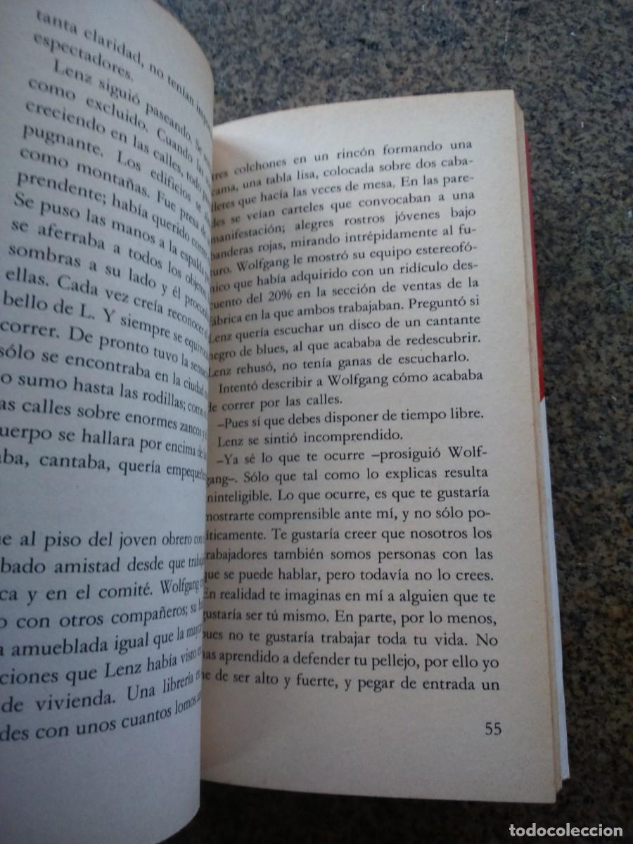 Libros de segunda mano: LENZ, UN RELATO -- PETER SCHNEIDER -- CIRCULO - Foto 3