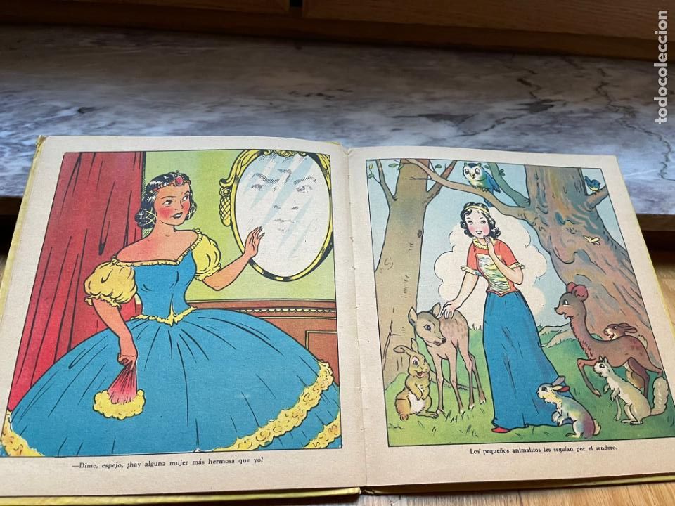 Libros de segunda mano: CUENTO DE BLANCANIEVES DE LOS HERMANOS GRIMM A&Ntilde;O 1950 - Foto 2