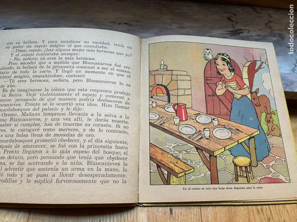 Libros de segunda mano: CUENTO DE BLANCANIEVES DE LOS HERMANOS GRIMM A&Ntilde;O 1950 - Foto 3