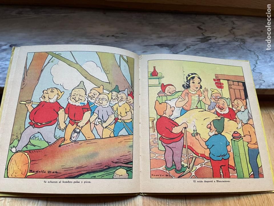 Libros de segunda mano: CUENTO DE BLANCANIEVES DE LOS HERMANOS GRIMM A&Ntilde;O 1950 - Foto 4