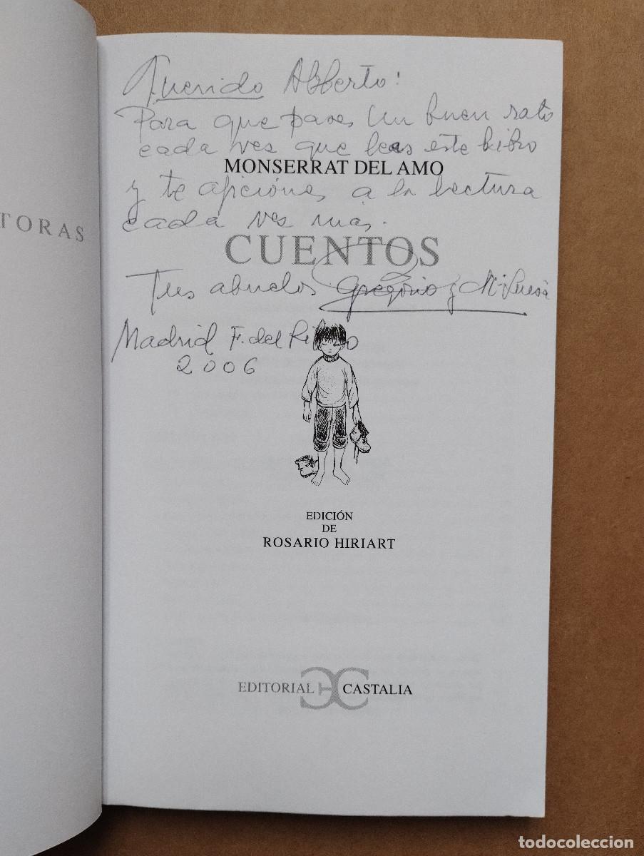 Libros de segunda mano: CUENTOS - MONTSERRAT DEL AMO - EDIT. CASTALIA - Foto 2