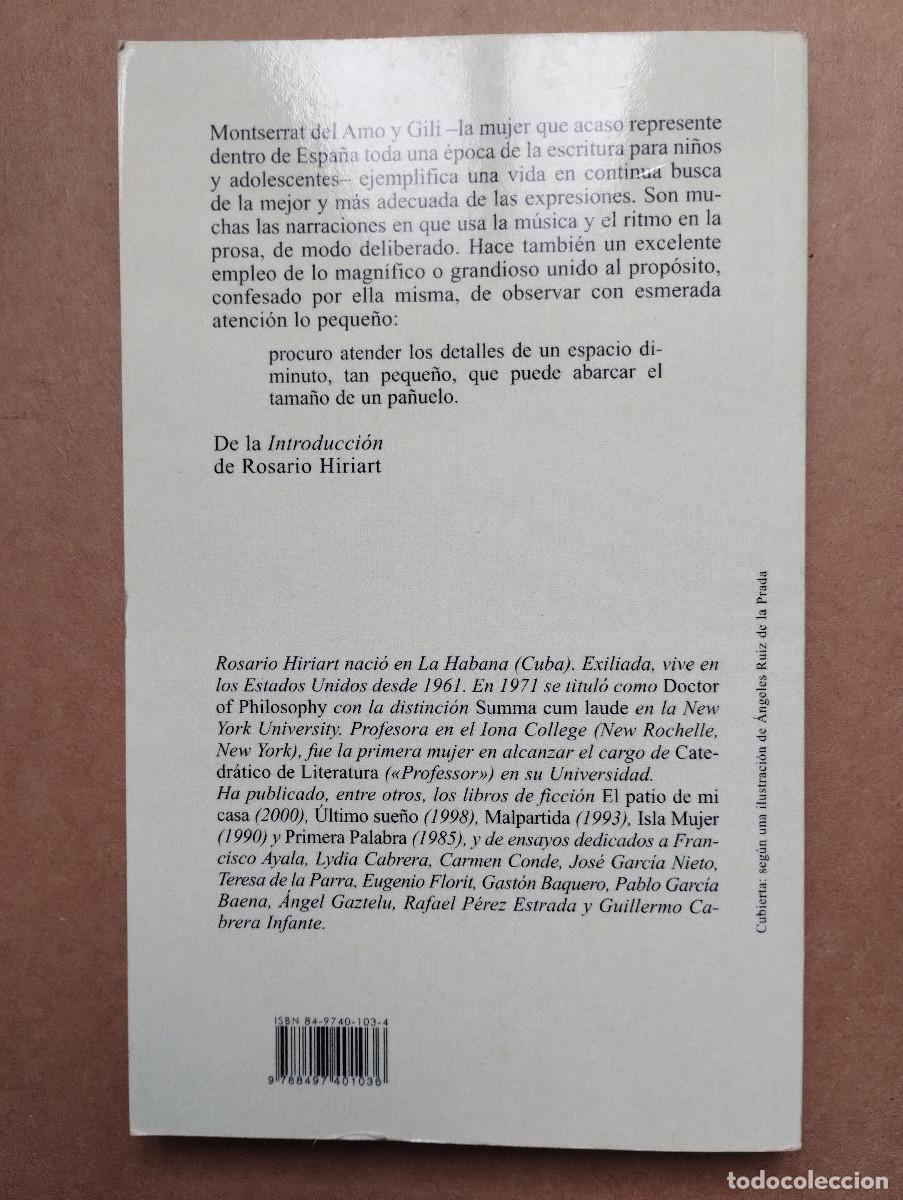 Libros de segunda mano: CUENTOS - MONTSERRAT DEL AMO - EDIT. CASTALIA - Foto 3