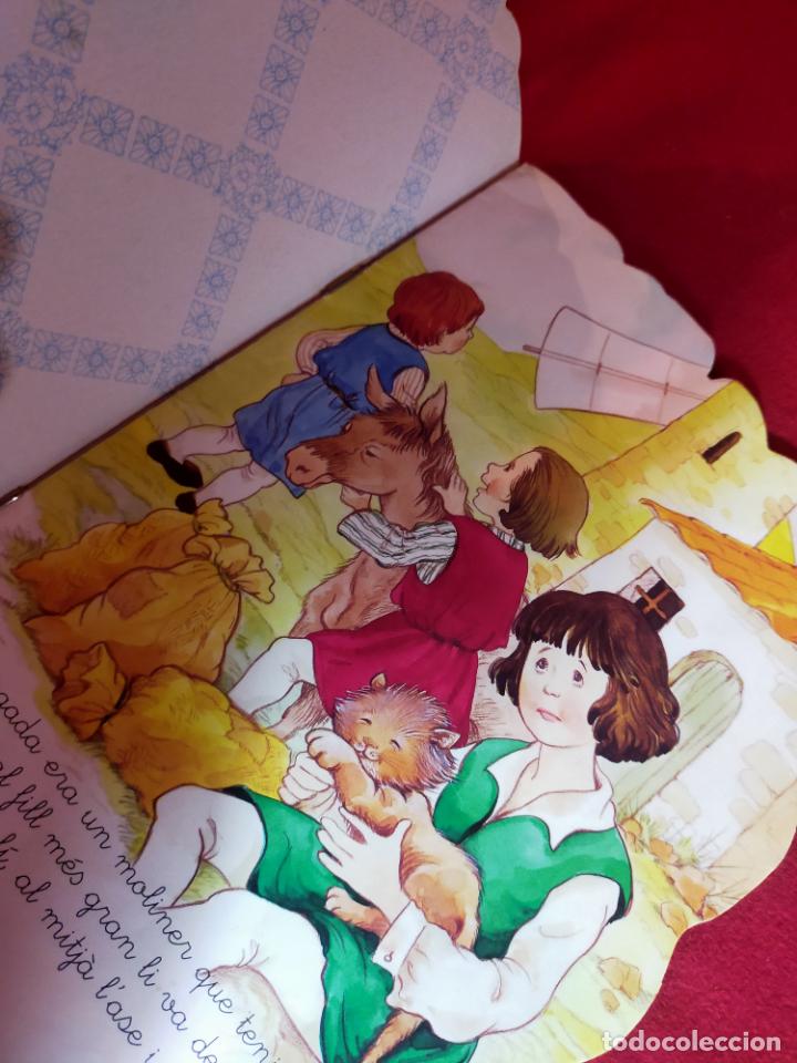 Libros de segunda mano: CUENTO TROQUELADO, EL GAT AMB BOTES -10 - COMBEL EDITORIAL - CATALA - Foto 4