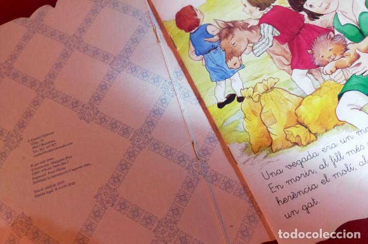 Libros de segunda mano: CUENTO TROQUELADO, EL GAT AMB BOTES -10 - COMBEL EDITORIAL - CATALA - Foto 5
