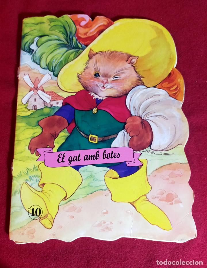 Libros de segunda mano: CUENTO TROQUELADO, EL GAT AMB BOTES -10 - COMBEL EDITORIAL - CATALA - Foto 1