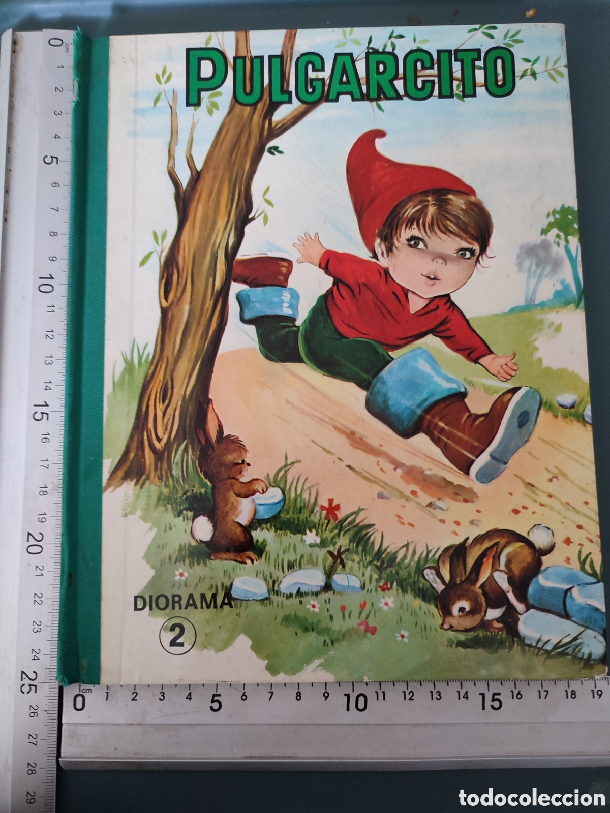 Libros de segunda mano: Cuento Pulgarcito.Interior troquelado 1969 - Foto 3