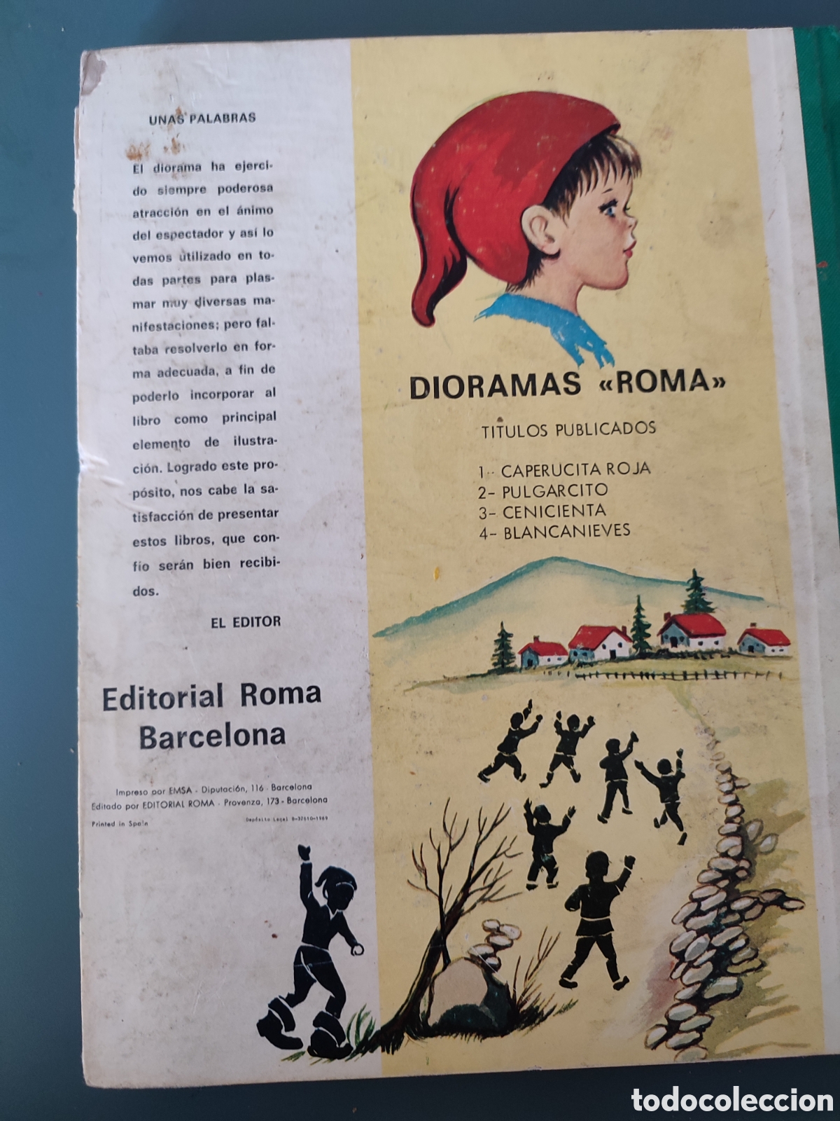 Libros de segunda mano: Cuento Pulgarcito.Interior troquelado 1969 - Foto 4