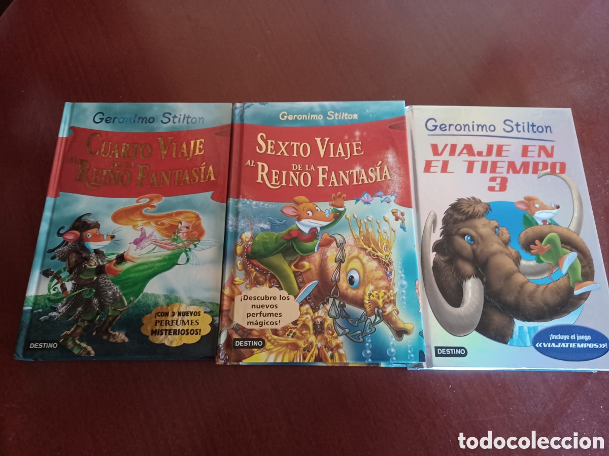 Libros de segunda mano: Lote de tres libros de Geronimo Stilton - Foto 1
