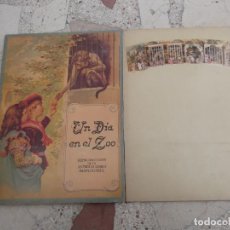 Libros de segunda mano: DESPLEGABLE, UN DIA EN EL ZOO, EDITORIAL BRUGUERA, 1981, FACSIMIL, 30 CTM X 1'76 MTRS. Lote 402391909