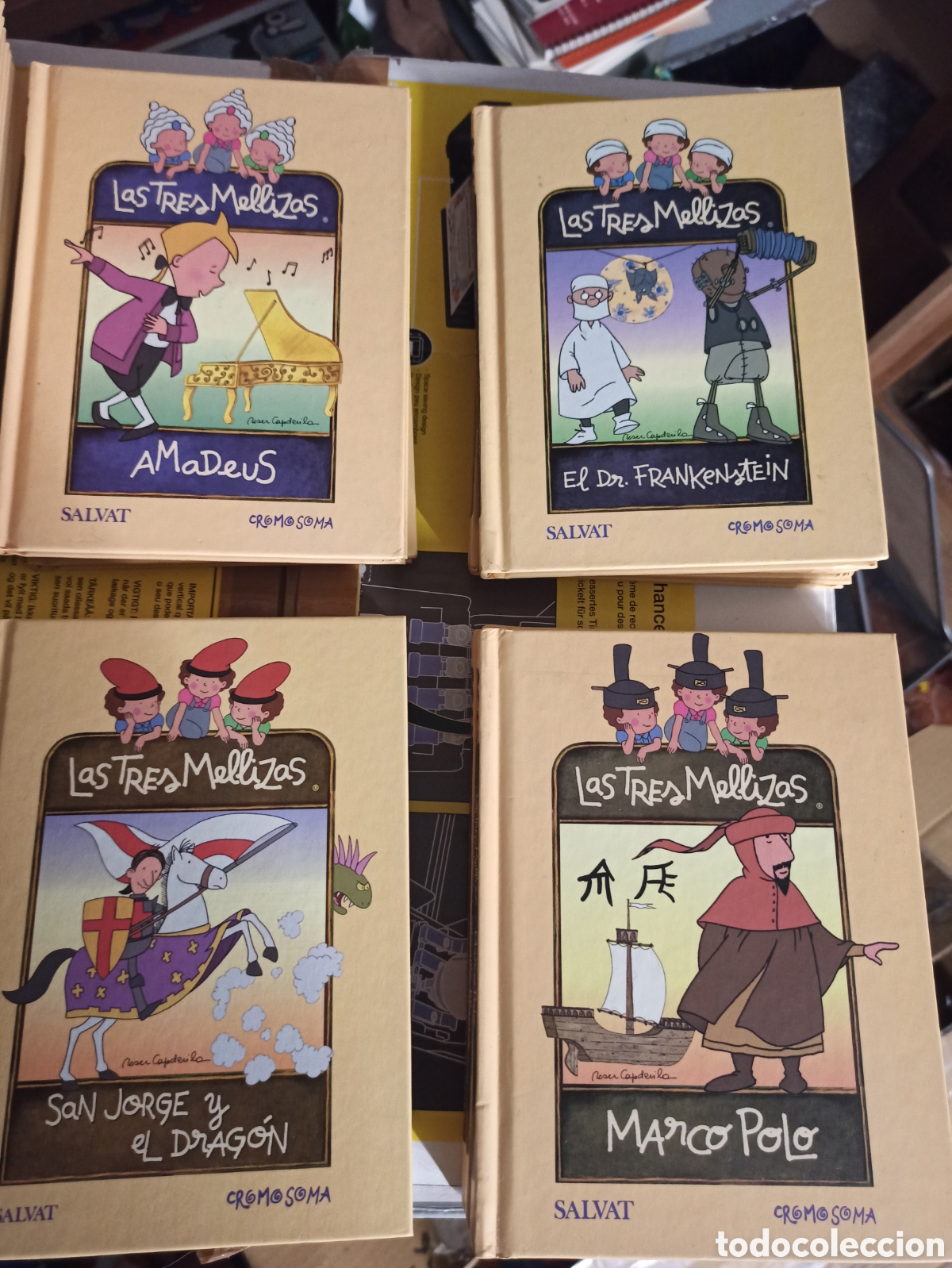 Libros de segunda mano: Colecci&oacute;n Las tres mellizas 25 tomos - Foto 4