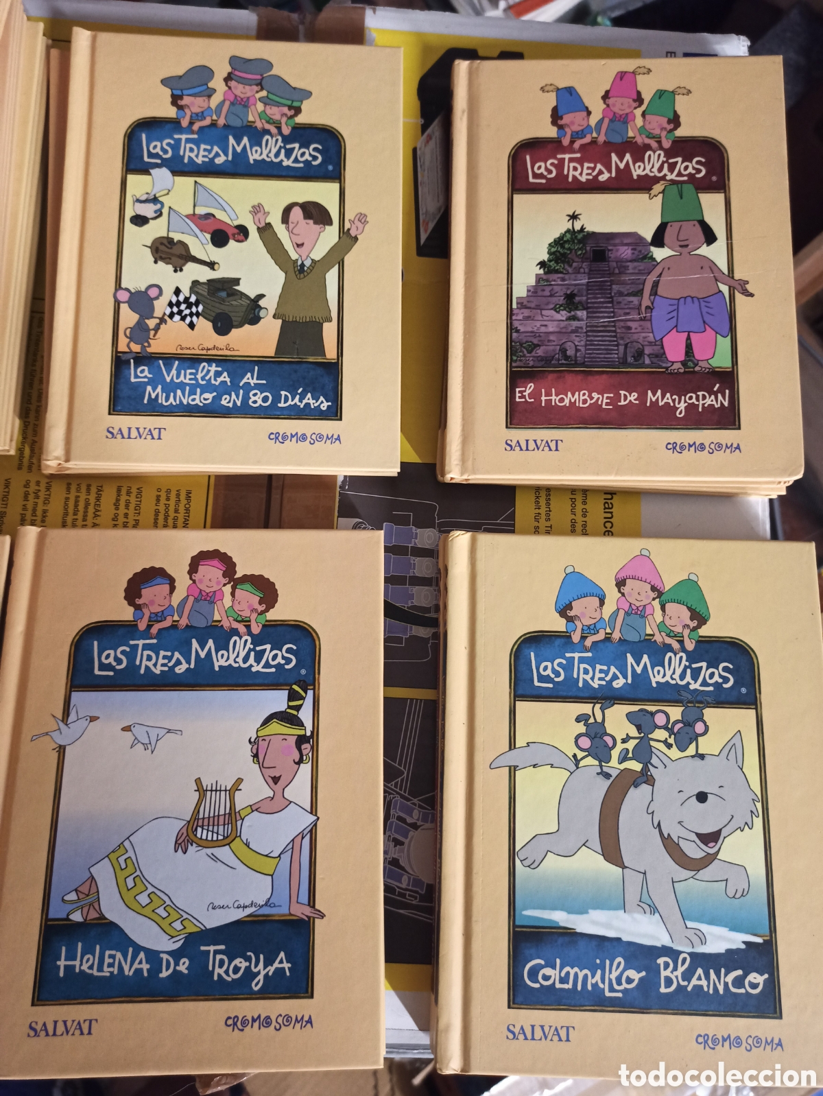 Libros de segunda mano: Colecci&oacute;n Las tres mellizas 25 tomos - Foto 5