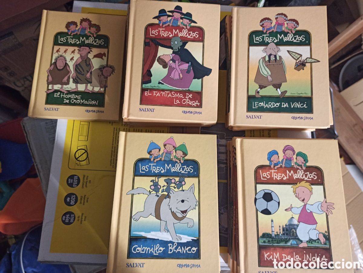Libros de segunda mano: Colecci&oacute;n Las tres mellizas 25 tomos - Foto 1