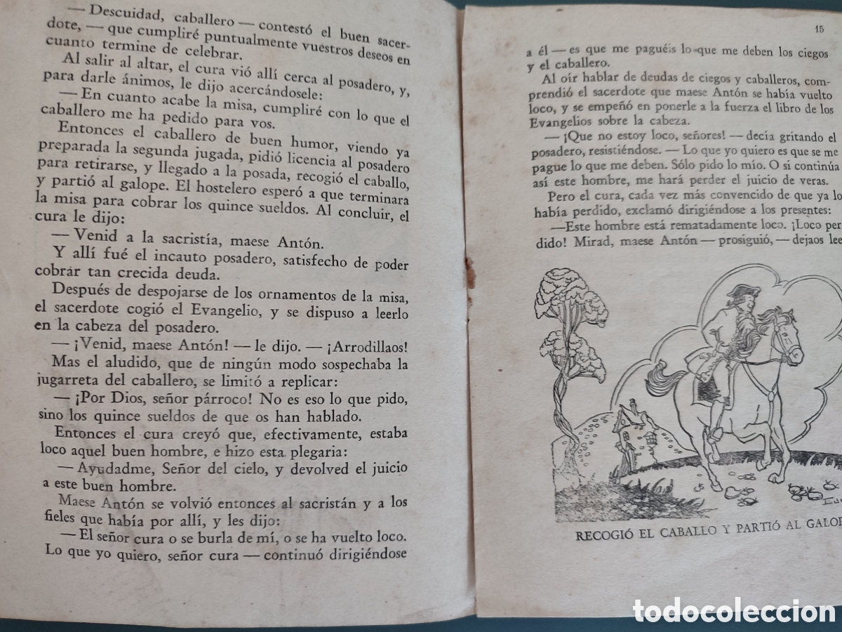 Libros de segunda mano: Cuento Colecci&oacute;n Pitusa N&uacute;mero 1. Los tres ciegos - Foto 3
