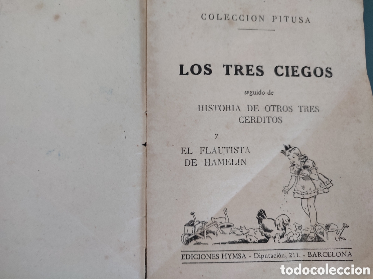 Libros de segunda mano: Cuento Colecci&oacute;n Pitusa N&uacute;mero 1. Los tres ciegos - Foto 4