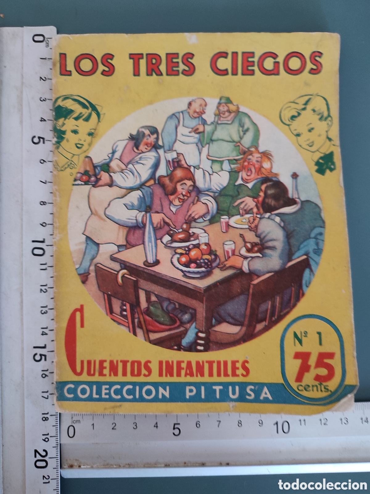 Libros de segunda mano: Cuento Colecci&oacute;n Pitusa N&uacute;mero 1. Los tres ciegos - Foto 6