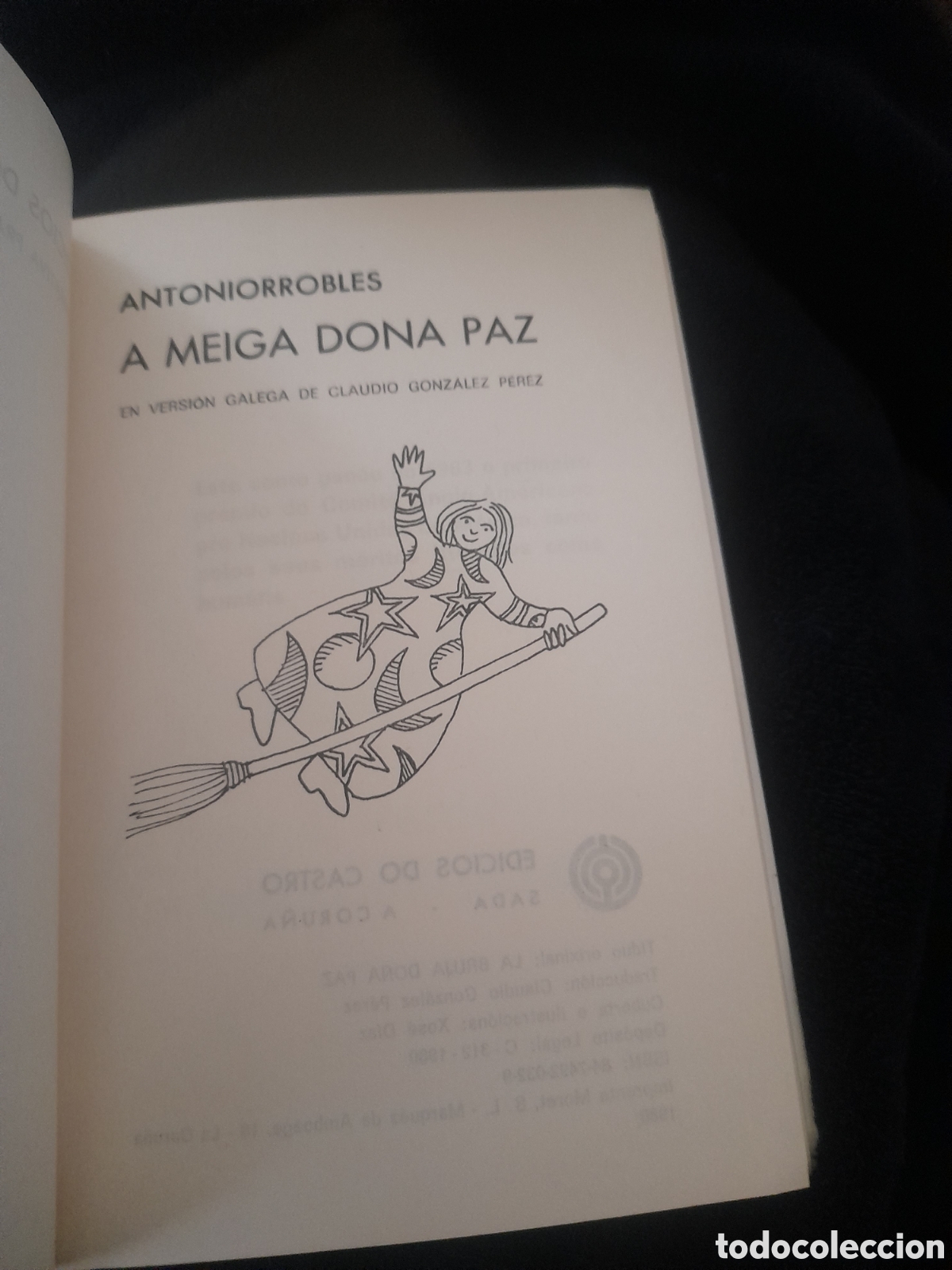 Libros de segunda mano: Libro, A Meiga Dona Paz, Edici&oacute;nes de Castro en gallego - Foto 2