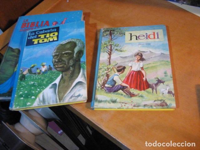 Libros de segunda mano: HEIDI Y LA CABA&Ntilde;A DEL TIO TOM COLECCION AMABLE N&ordm; 3y 9 ( 2 VOLS) CUENTOS