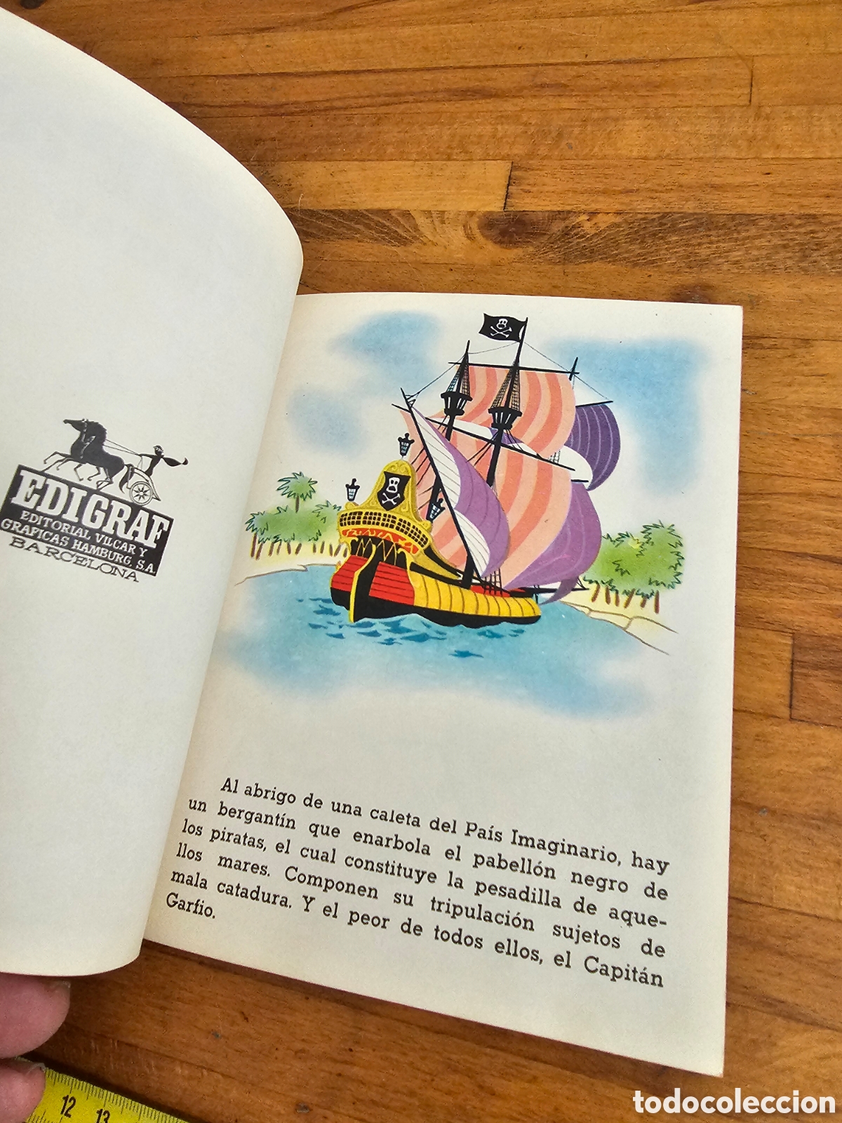 Libros de segunda mano: Libro de Peter Pan y los piratas de Walt Disney de 1969 - Foto 4