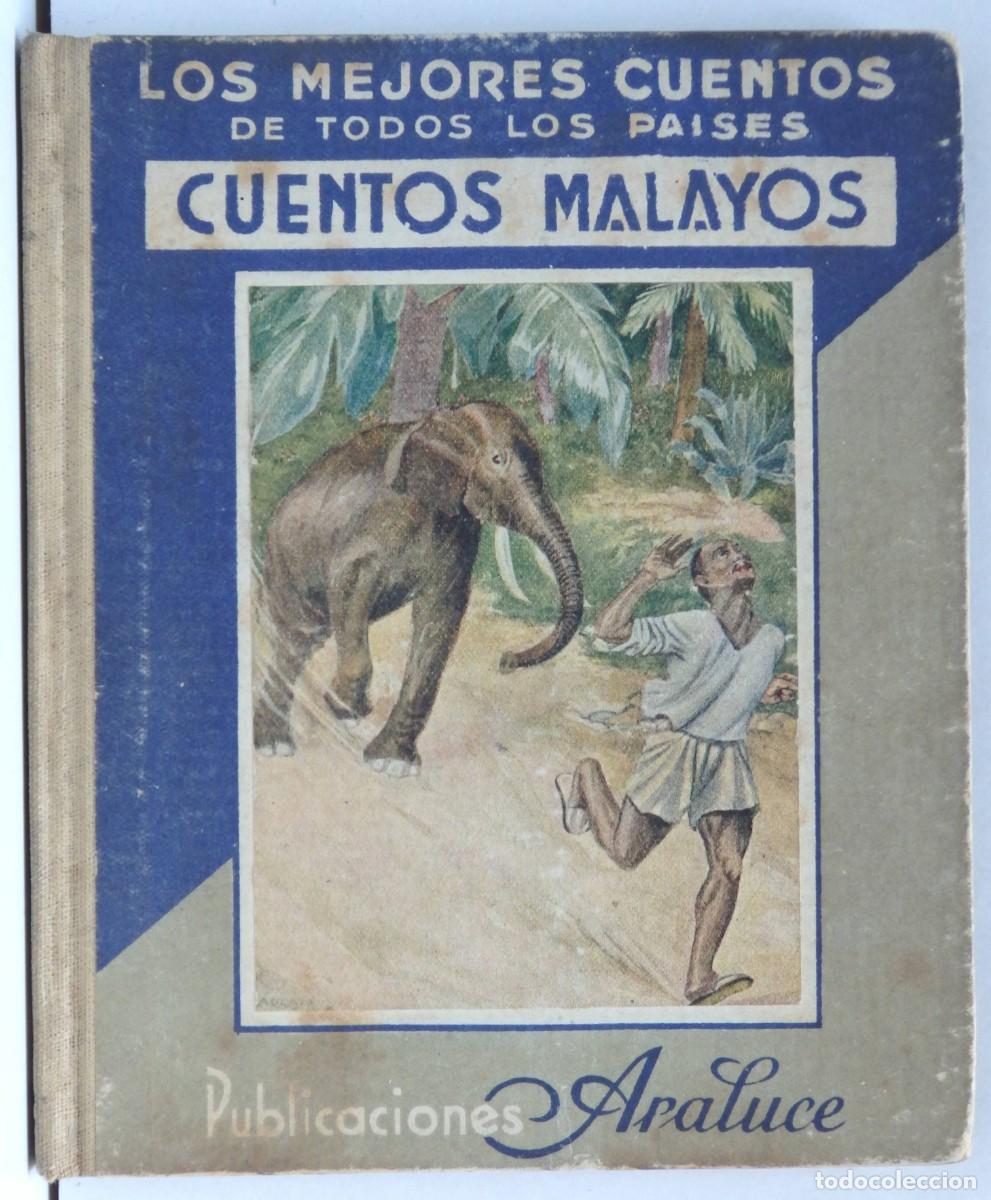 Libros de segunda mano: Cuentos malayos - Araluce - Los mejores cuentos - Foto 1