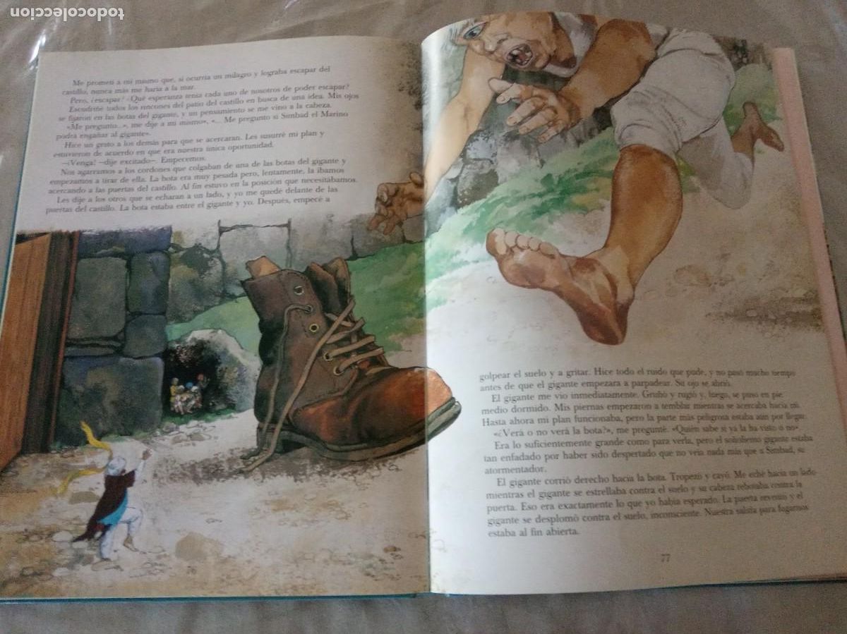 Libros de segunda mano: CUENTOS DE LAS LAS MIL Y UNA NOCHES EVEREST. - Foto 4