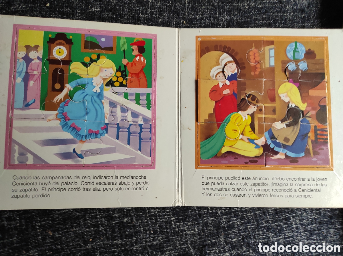 Libros de segunda mano: CENICIENTA - ROMPECABEZAS NARRAN EL CUENTO -ED. SIGMAR 1988 - Foto 2