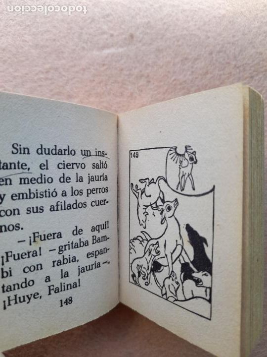 Libros de segunda mano: Mini Cuento de Walt Disney. Bambi. A&ntilde;o 1987. - Foto 6