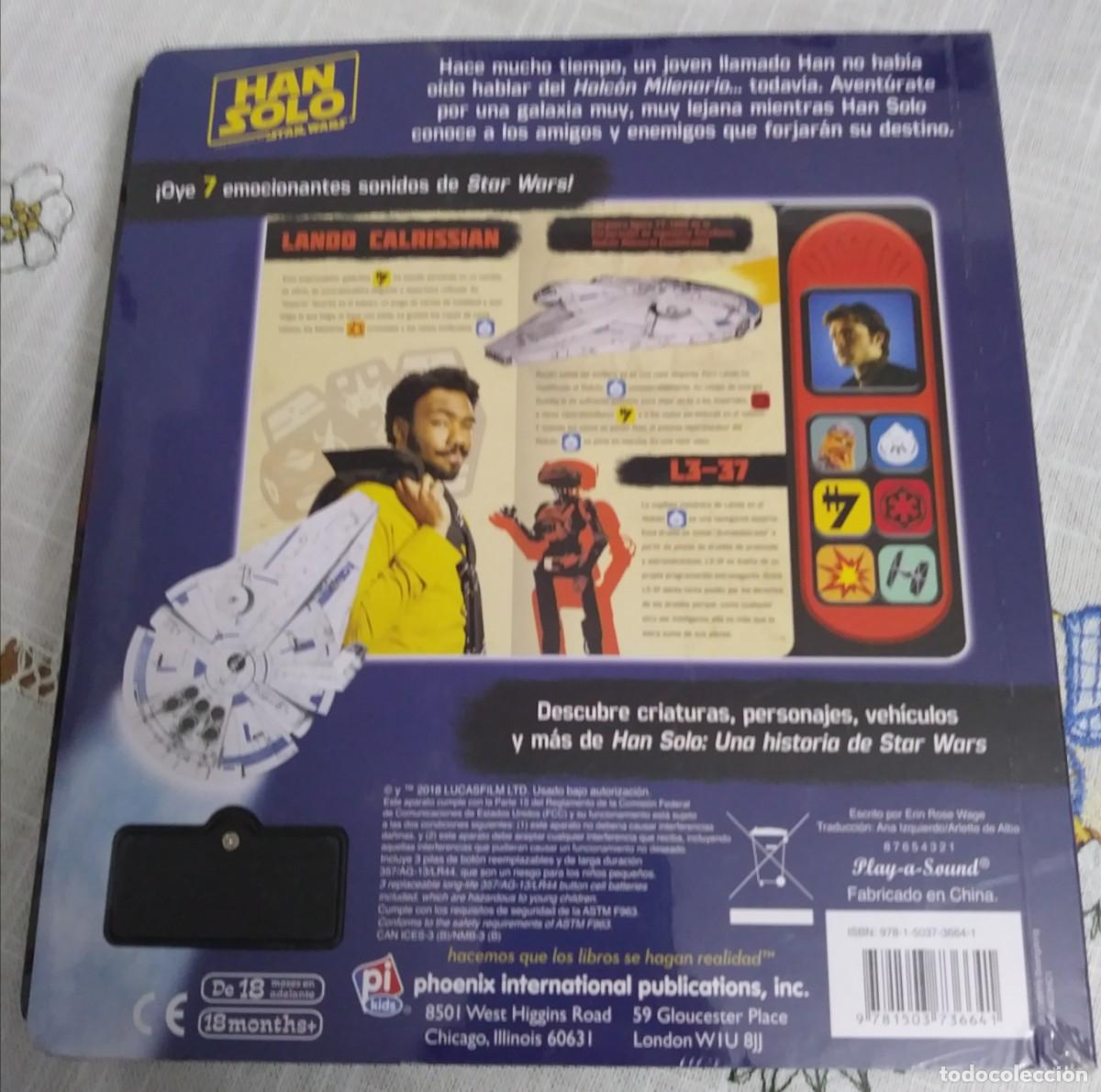 Libros de segunda mano: STAR WARS. HAN SOLO- con sonido - NUEVO - Foto 3