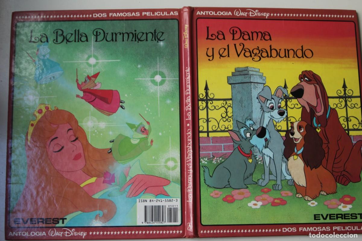 Libros de segunda mano: LA BELLA DURMIENTE - LA DAMA Y EL VAGABUNDO DISNEY - Foto 1