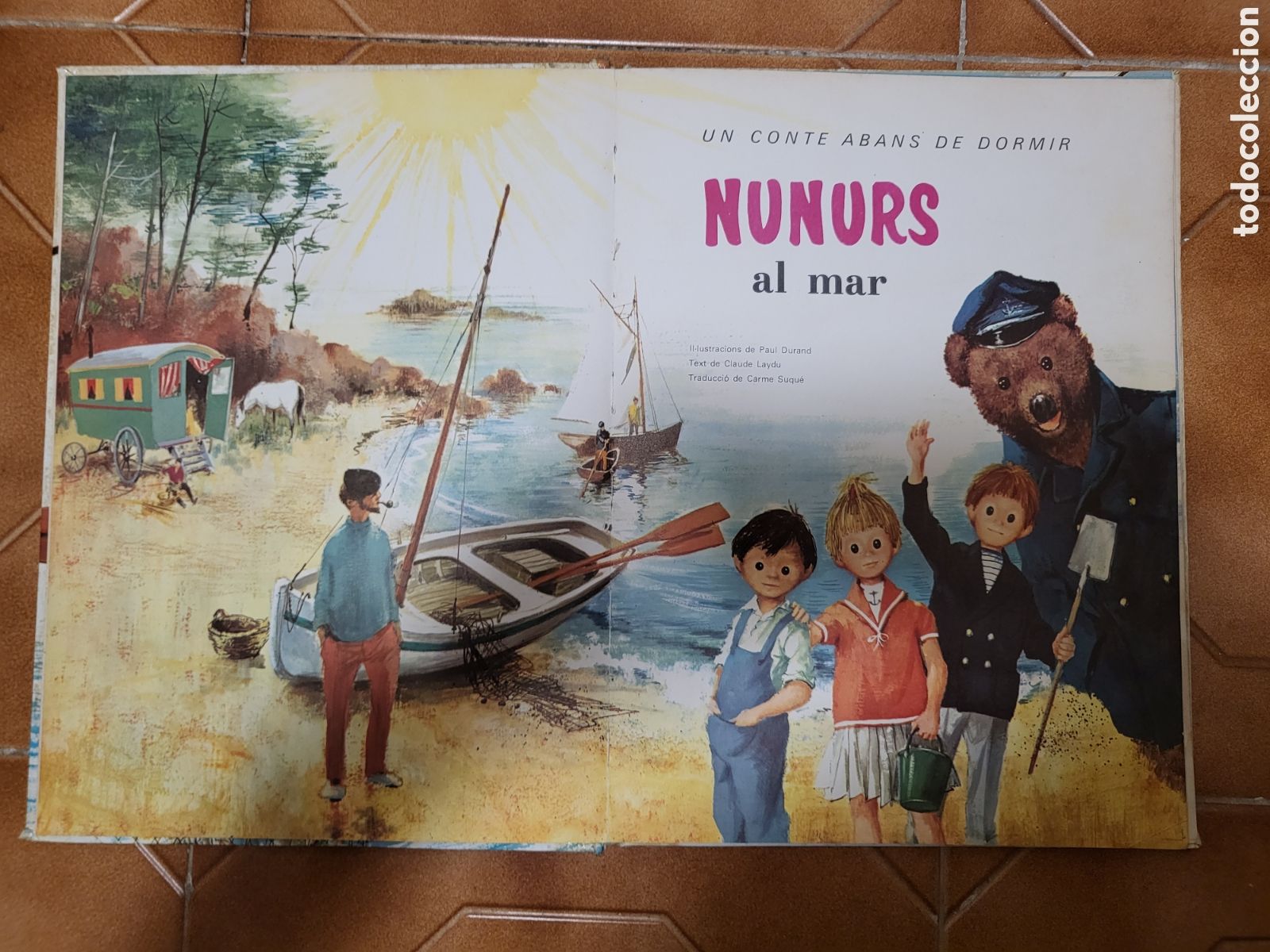 Libros de segunda mano: Cuento Nunurs al mar (1969). En catal&aacute;n. - Foto 2