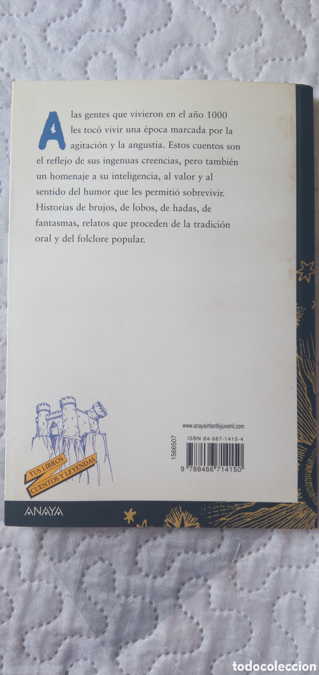 Libros de segunda mano: Cuentos del a&ntilde;o 1000.Claude Cenac.Anaya. - Foto 2