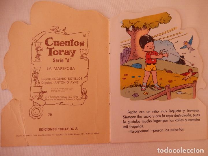 Libros de segunda mano: LA MARIPOSA - CUENTO TROQUELADO - EDICIONES TORAY 1976. - Foto 2