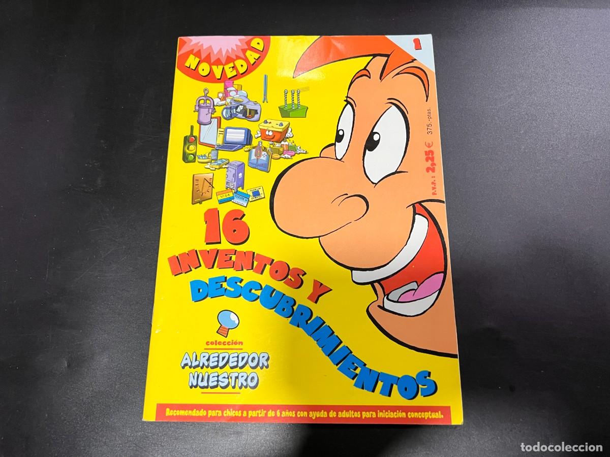 Libri di seconda mano: 16 INVENTOS Y DESCUBRIMIENTOS. COLECCI&Oacute;N ALREDEDOR NUESTRO. PAGS: 16