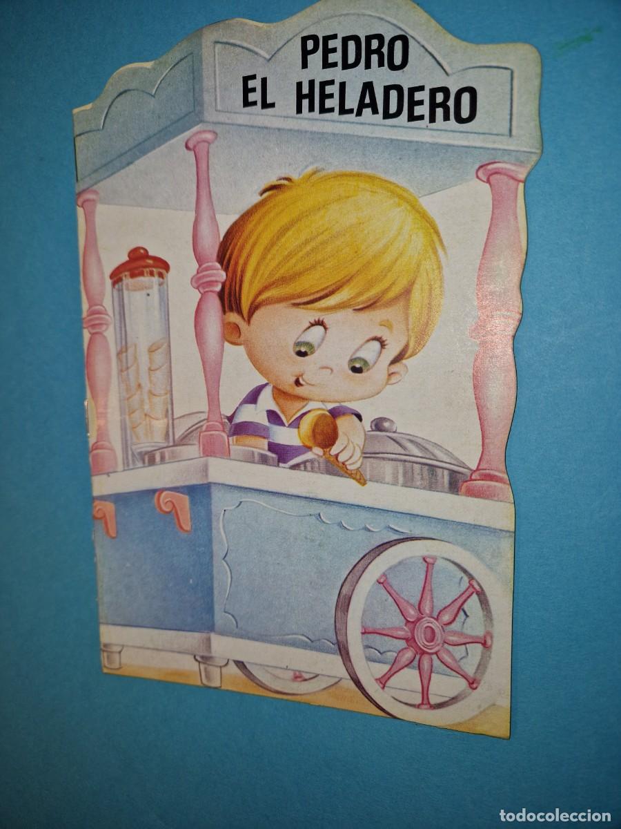 Libros de segunda mano: CUENTO TROQUELADOS MIS TIENDAS -- PEDRO EL HELADERO