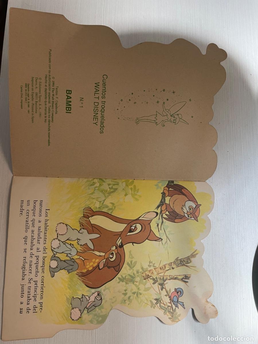 Libros de segunda mano: BAMBI WALT DISNEY TORAY, Cuento Troquelado - Foto 2