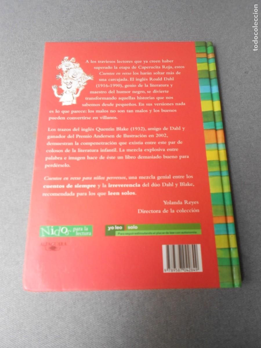 Libros de segunda mano: CUENTOS EN VERSO PARA NI&Ntilde;OS PERVERSOS - Foto 8