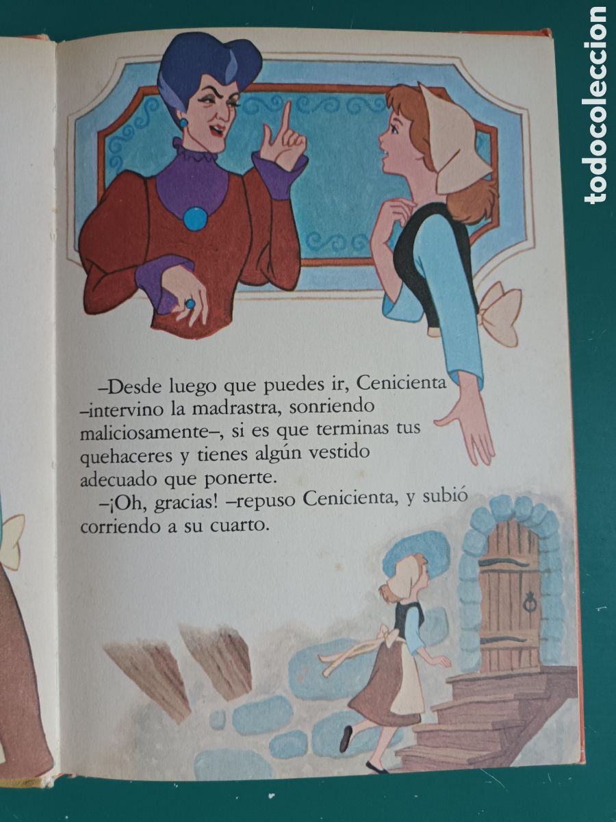 Libros de segunda mano: La Cenicienta. Club del libro. Mickey. Disney 1983 - Foto 6
